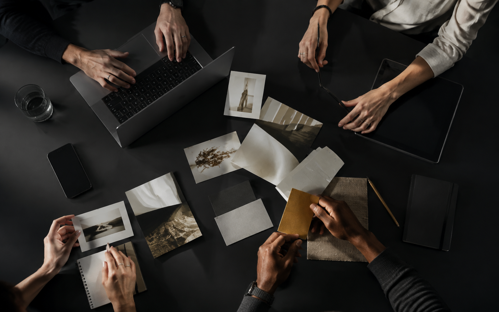 Website design project placeholder - digital agency dark theme UI